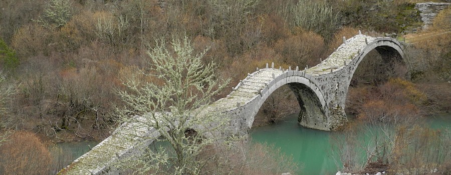 Steinbrücken von Kipi Griechenland